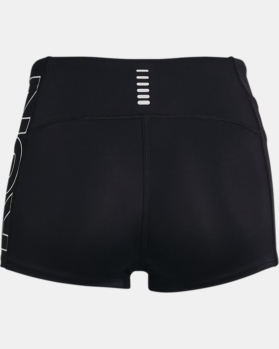 Women's UA Launch Mini Shorts, Black, pdpMainDesktop image number 6